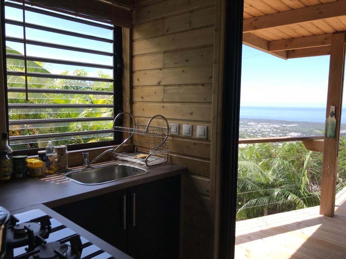 Lounge des hauts 3 maisons à L'étang-Salé sans vis à vis avec vue panoramique Océan et Montagne Exterior foto
