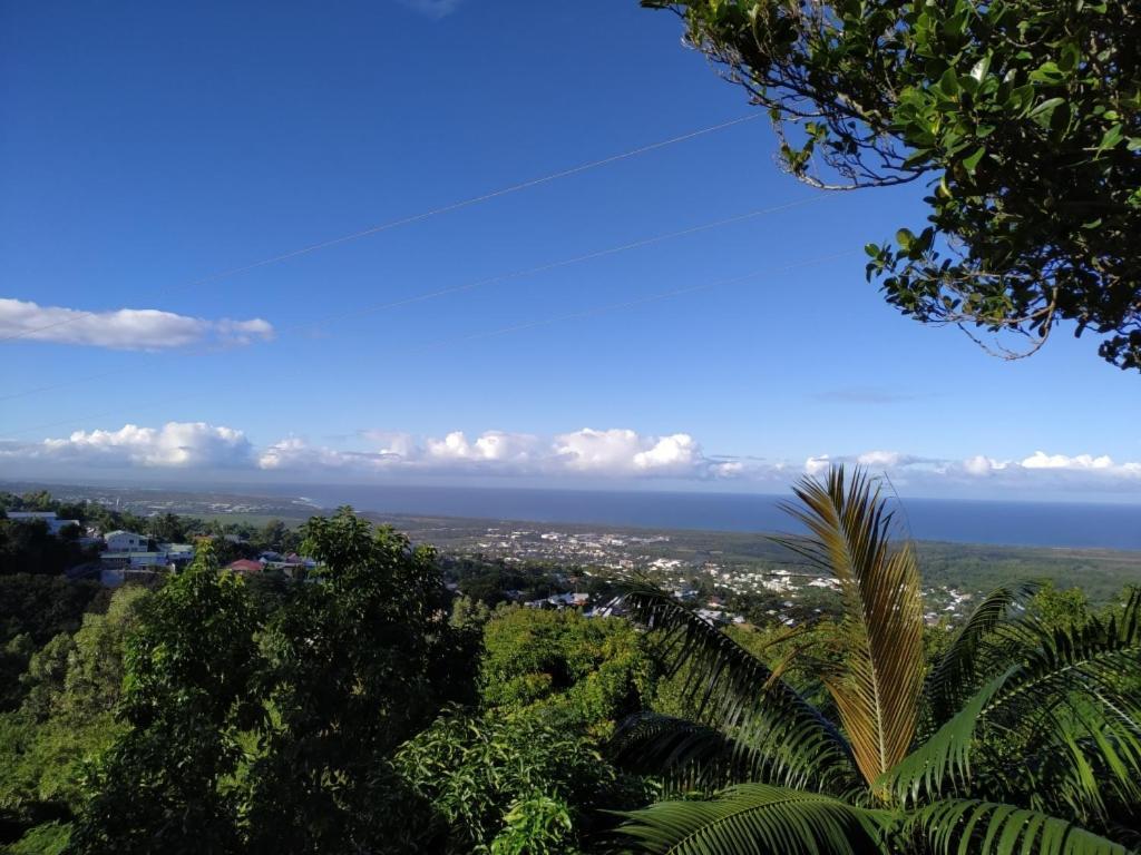 Lounge des hauts 3 maisons à L'étang-Salé sans vis à vis avec vue panoramique Océan et Montagne Exterior foto
